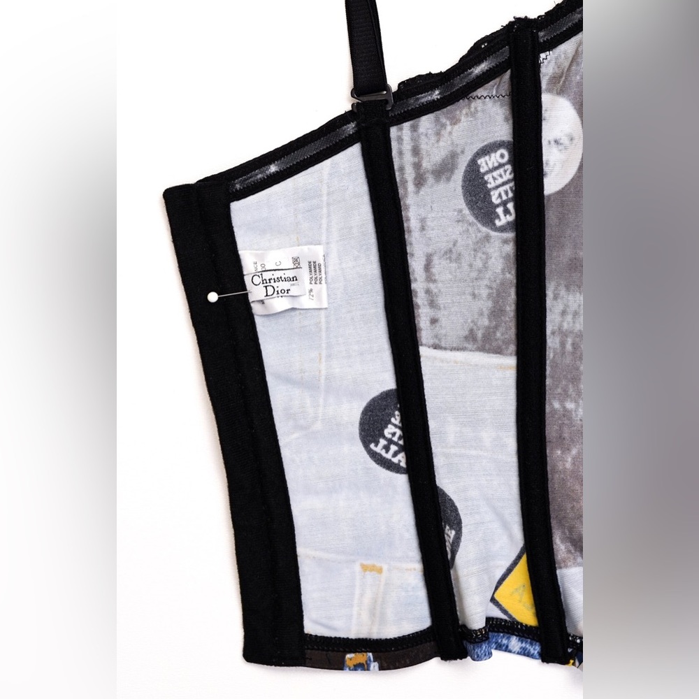 Christian Dior Miss Diorella Trompe L'oeil Bustier Corset Top - Picture 5 of 7